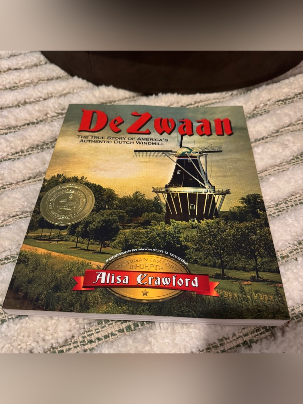 De Zwaan True Story Americas Authentic Dutch Windmill Signed Alisa Crawford